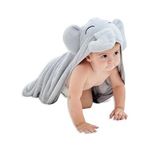 NEW Elephant Hooded Bamboo Baby Towel